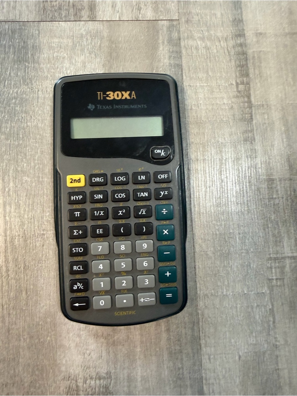 Texas Instruments TI-30XA Scientific Calculator w/ Slide Cover Tested Working